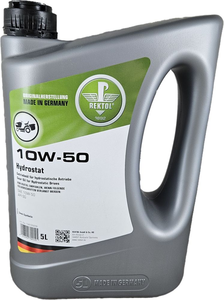 Getriebeöl 10W50 für Hydrostatgetriebe 5 Liter Tuff Torq Öl Rasentraktoren